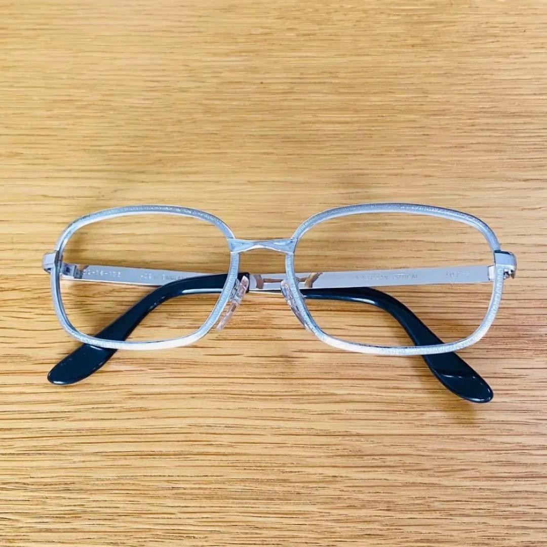American Optical 207-2 Silver Eyeglasses 52□16-135 Made in United Kingdom