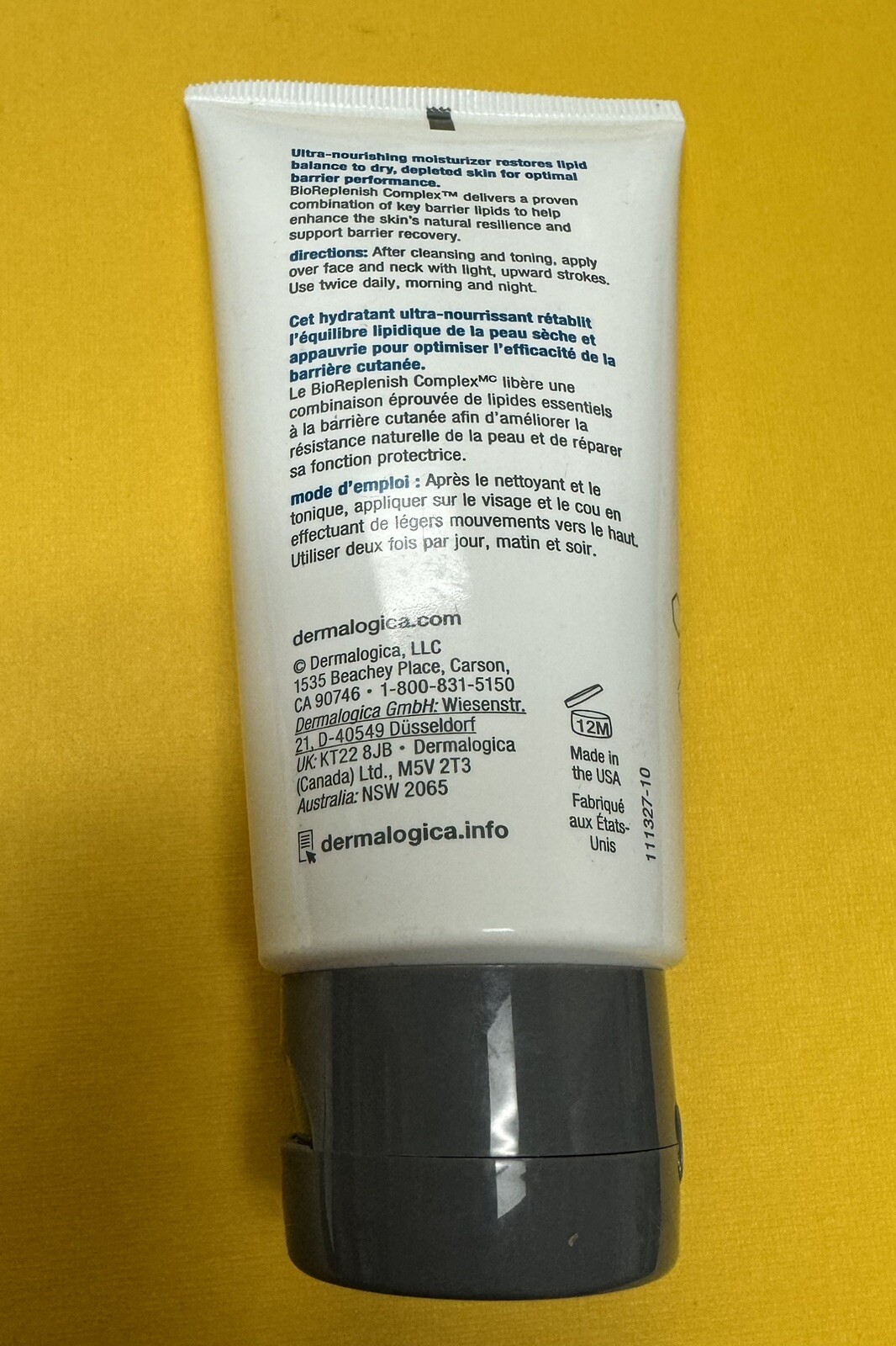DERMALOGICA Intensive Moisture Balance 3.4 oz / 100 ml. New. No Box. Sealed Tube