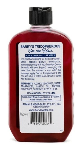 Barry’s Tricopherous Liquid for the Hair Traditional, 8 Fl Oz (236 ml)