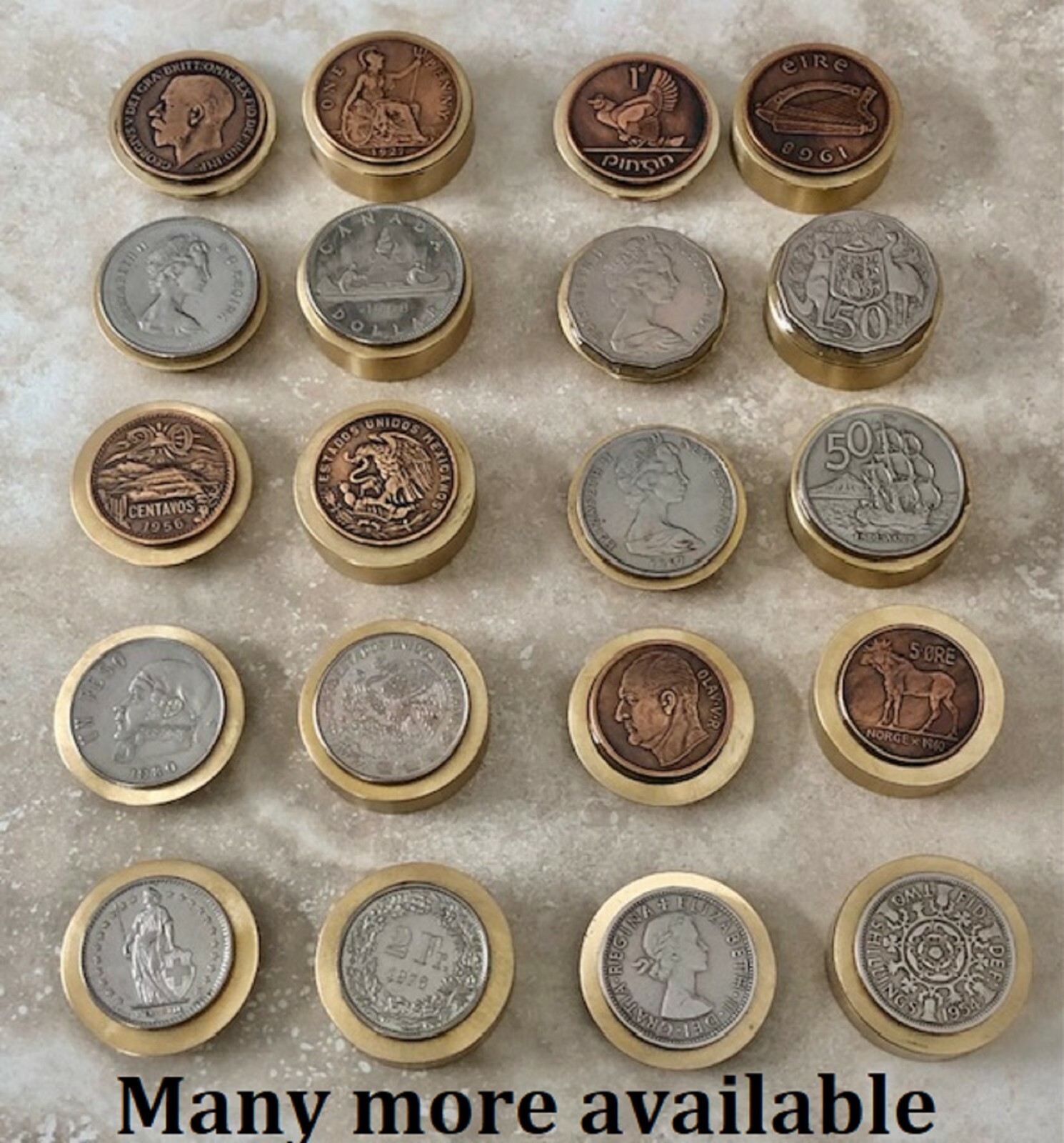 British Coin Pill Box Britain Large Penny – Rare, Exclusive, Handmade