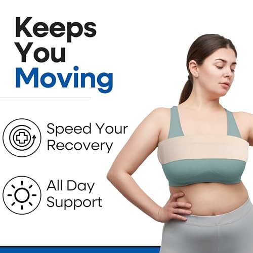 Post Op Breast Augmentation Band | Breast Implant Chest Brace For Women | Beige