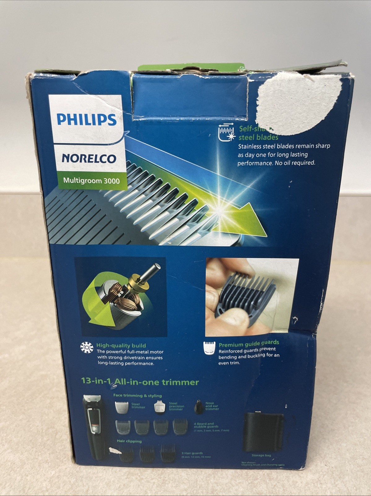 Multigroom 3000 13-in-1 All-in-One Trimmer for Beard/Nose/Ears Philips Norelco