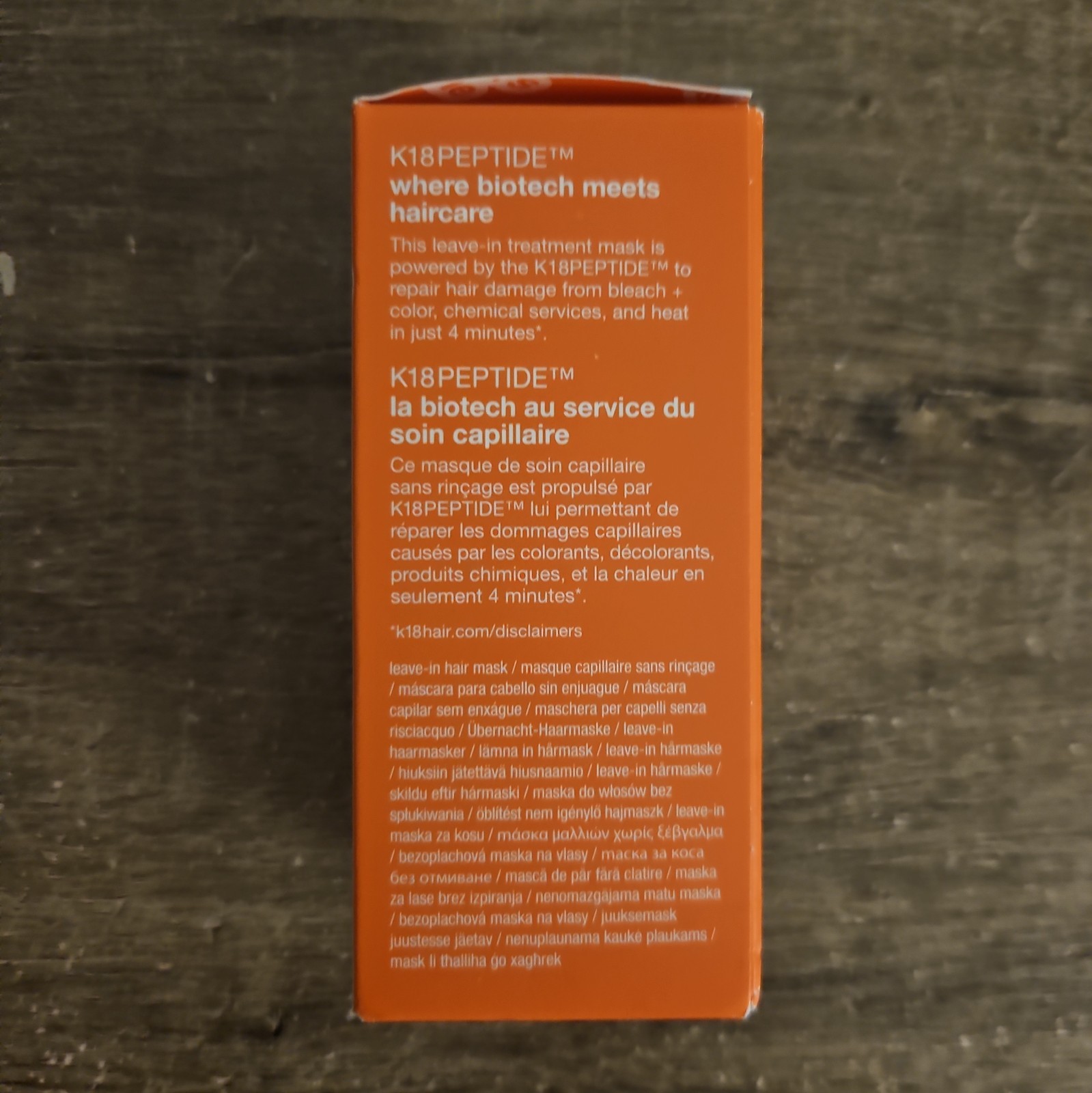 K18 Biomimetic Hair science Leave In Molecular Repair Hair Mask 50ml