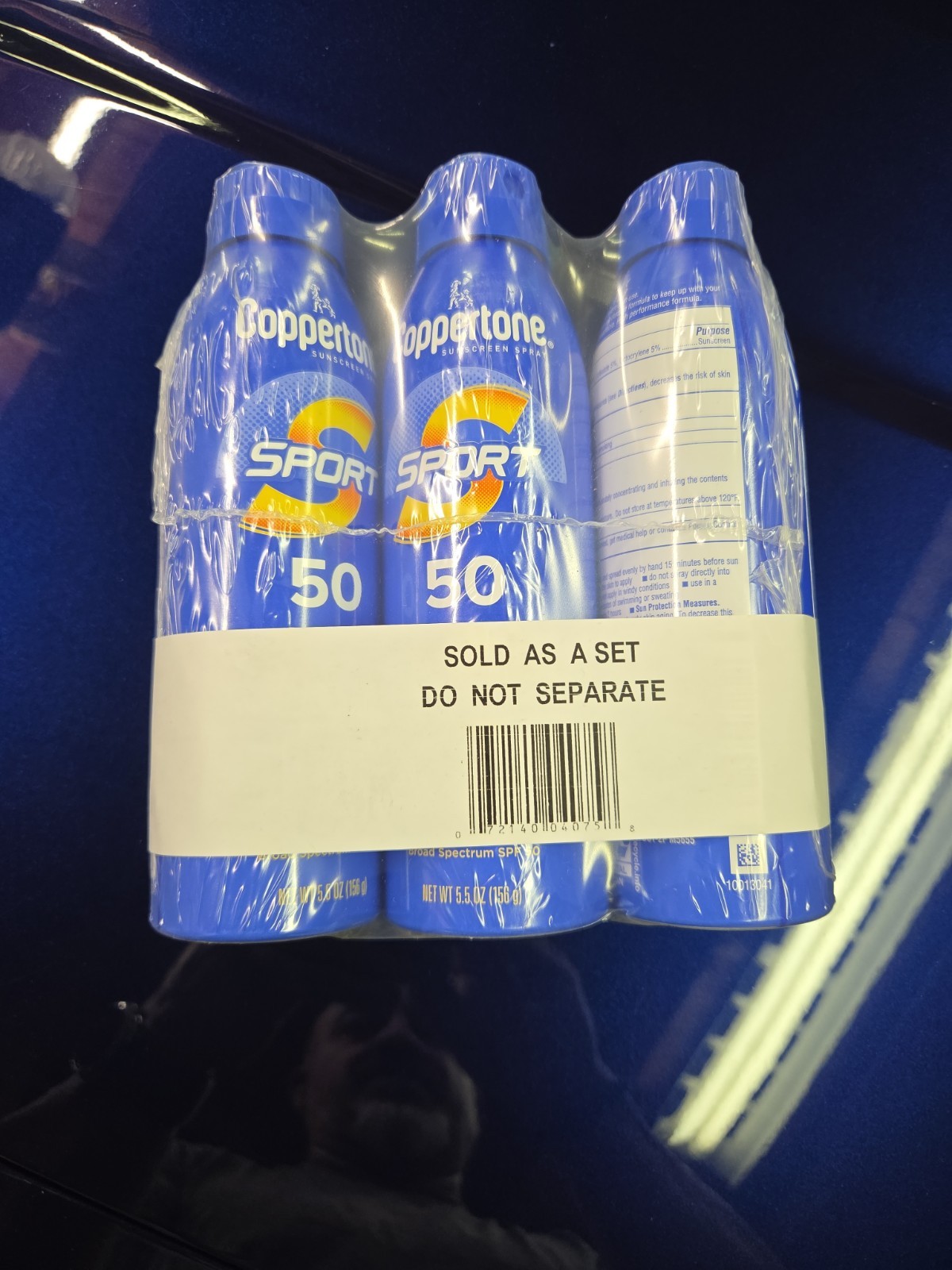 Coppertone SPF 50 Sunscreen 4 in 1 3pk 5.5oz