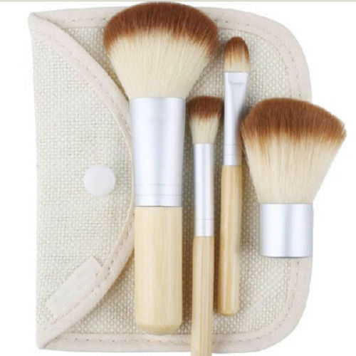 FAST SHIP 3 DAYS 1 set 4pcs foundation powder brush set earth-friendly