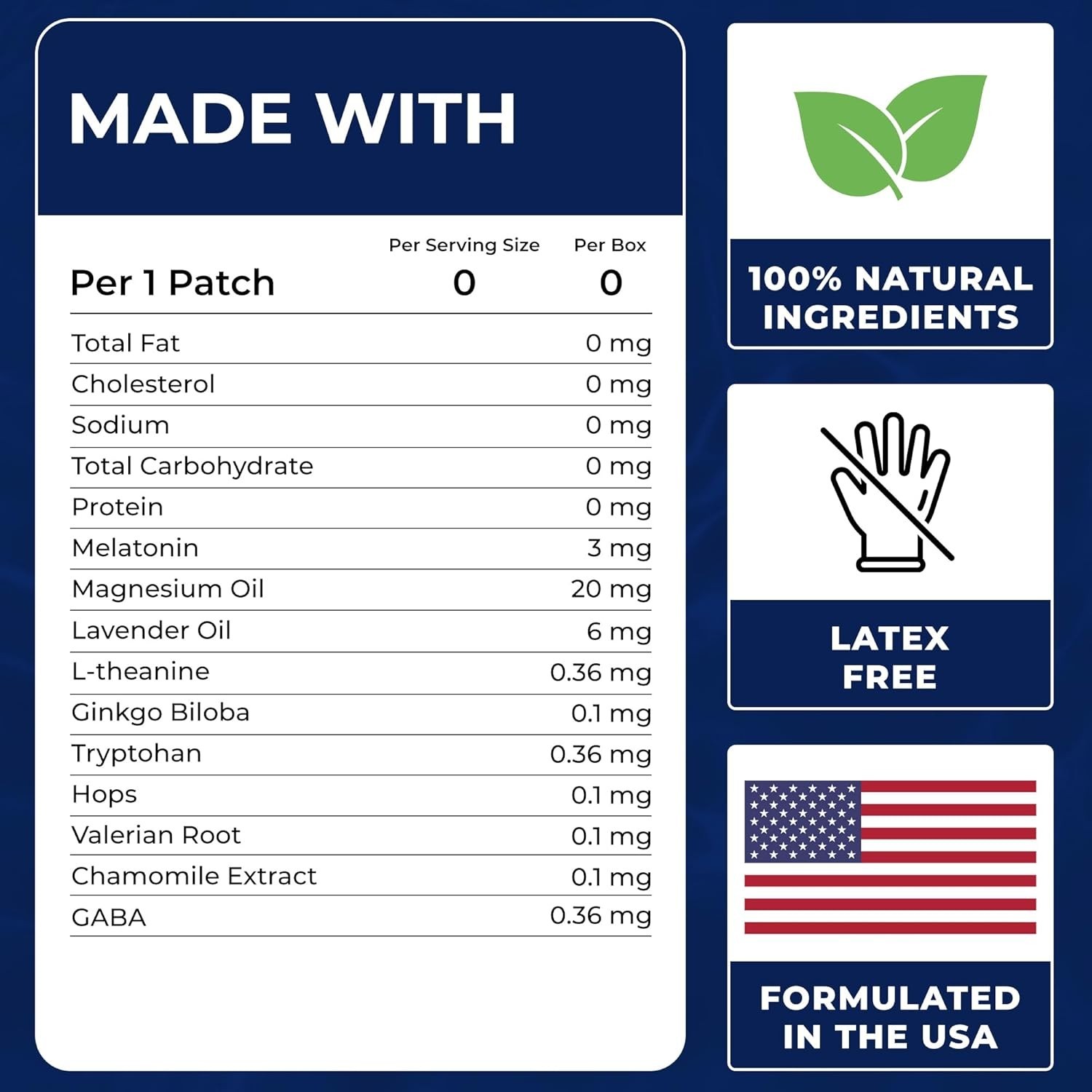 Sleep Patches for Adults Extra Strength | Easy-to-Apply Sleep Patch with Mela…
