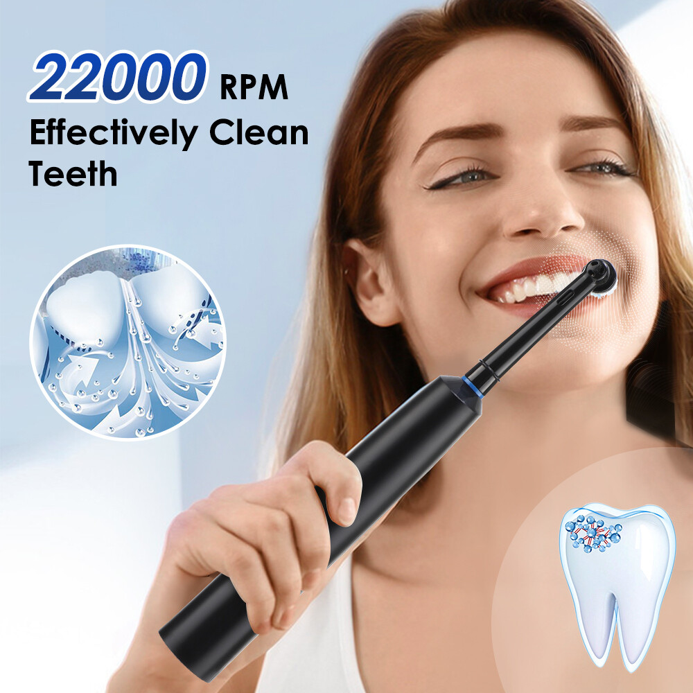 Pro Rotating Electric Toothbrush Rechargeable With 4 Brush Heads 5 Modes Timer
