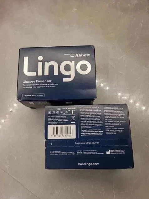 (Pack of 2) Lingo (CGM) & App 4-week plan – Sealed Box Exp 8/31/2026.