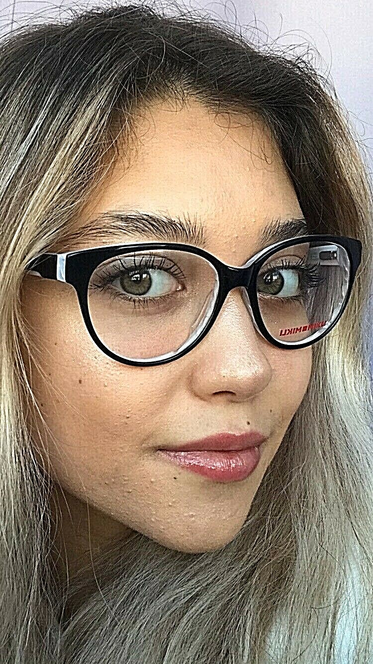 New Mikli by ALAIN MIKLI ML17R12 M01 54mm Black White Women’s Eyeglasses Frame .