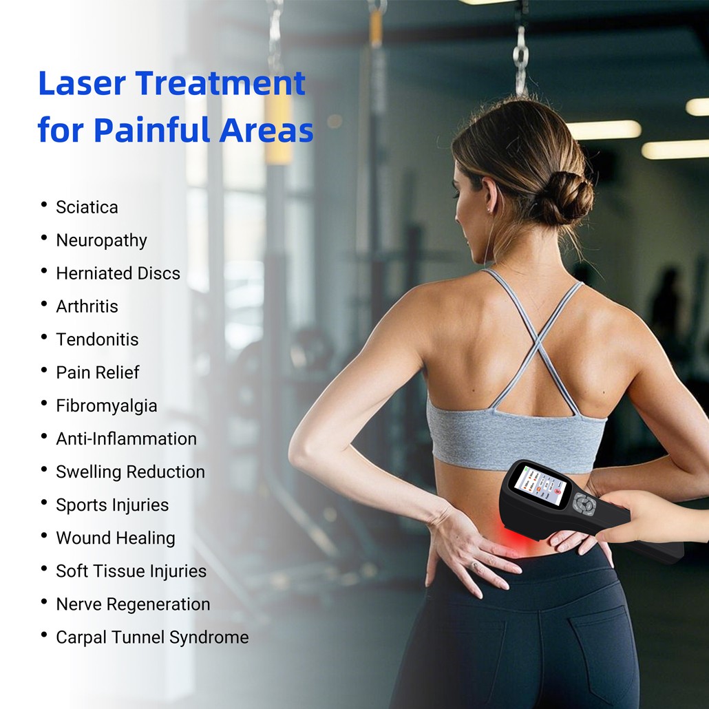 LLLT Laser Therapy for Human Pets Red Light Physiotherapy for Joints Pain 2500mW