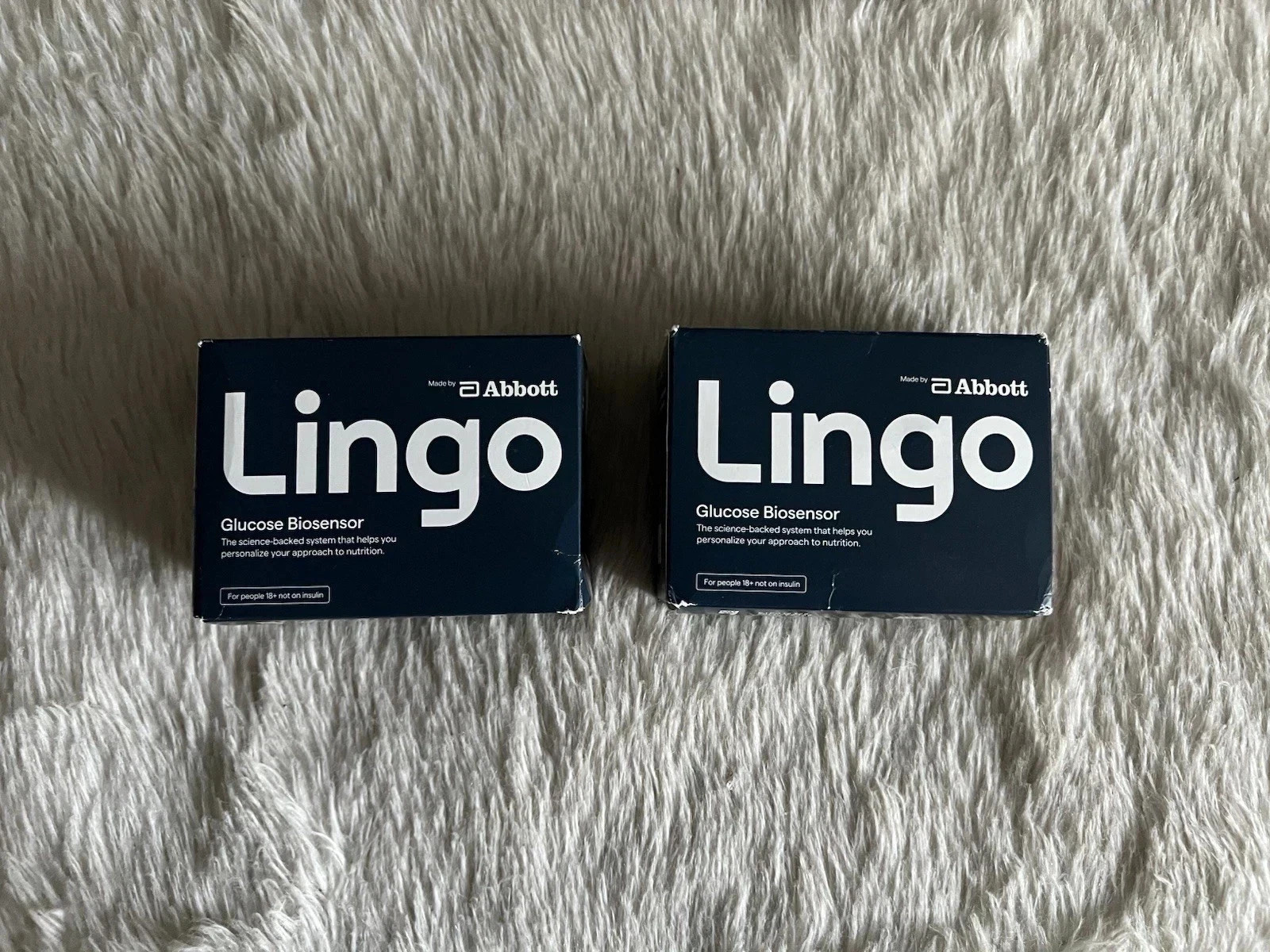 (Pack of 2) Lingo (CGM) & App 4-week plan – Sealed Box Exp 8/31/2026.