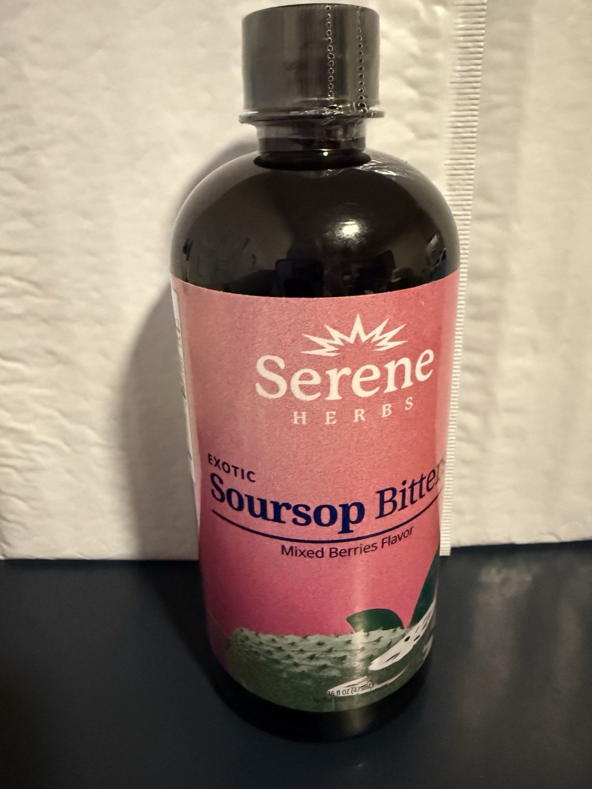 Serene Herbs Exotic Soursop Bitters 16 fl oz Mixed Berries 03/2028 FREE SHIP