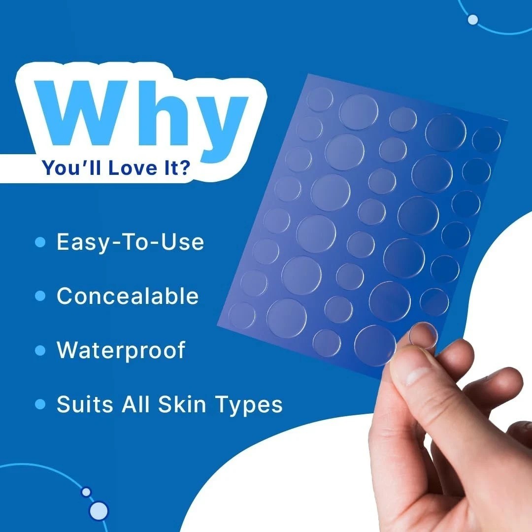 Sotrue Acne Pimple Patches Hydrocolloid For Face Active Acne 36 Waterproof Dots