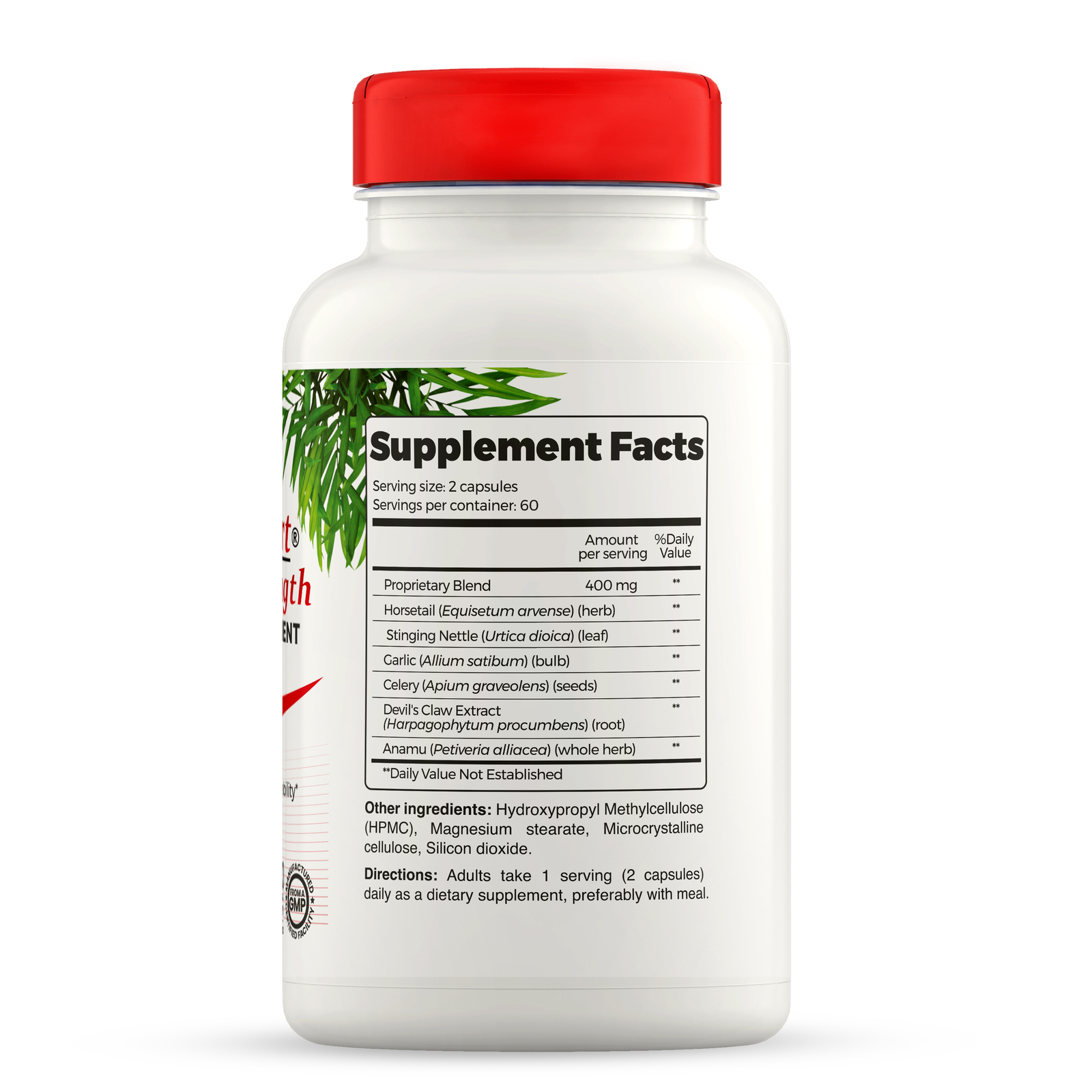 Full Life Reuma-Art X-Strength 120 Caps Natural Herbal Pain Relief f/ Joint Pain