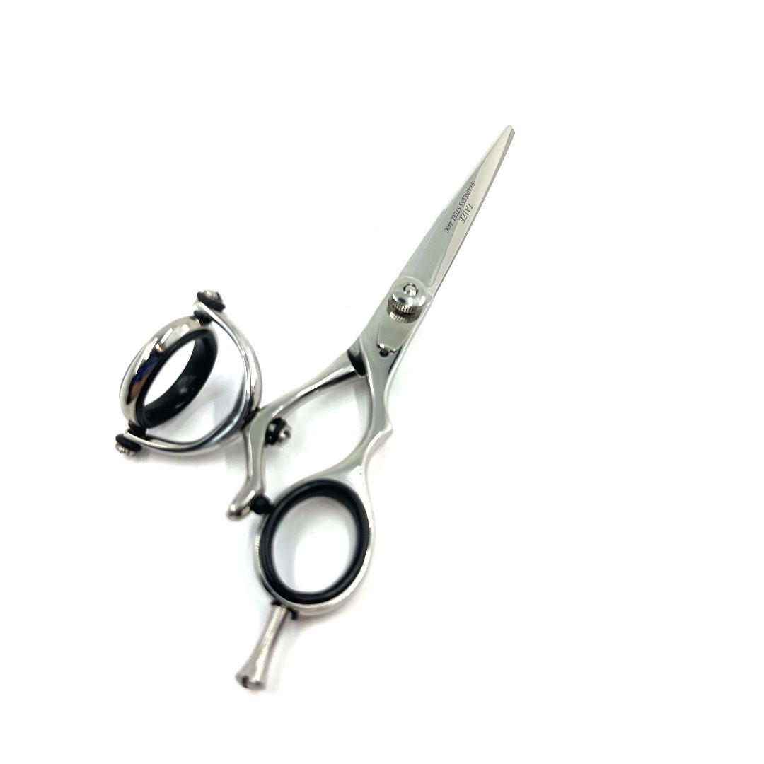 Japanese Stainless Steel Swivel Hair Cutting Scissors 5.5″ – 360° Double Swivel