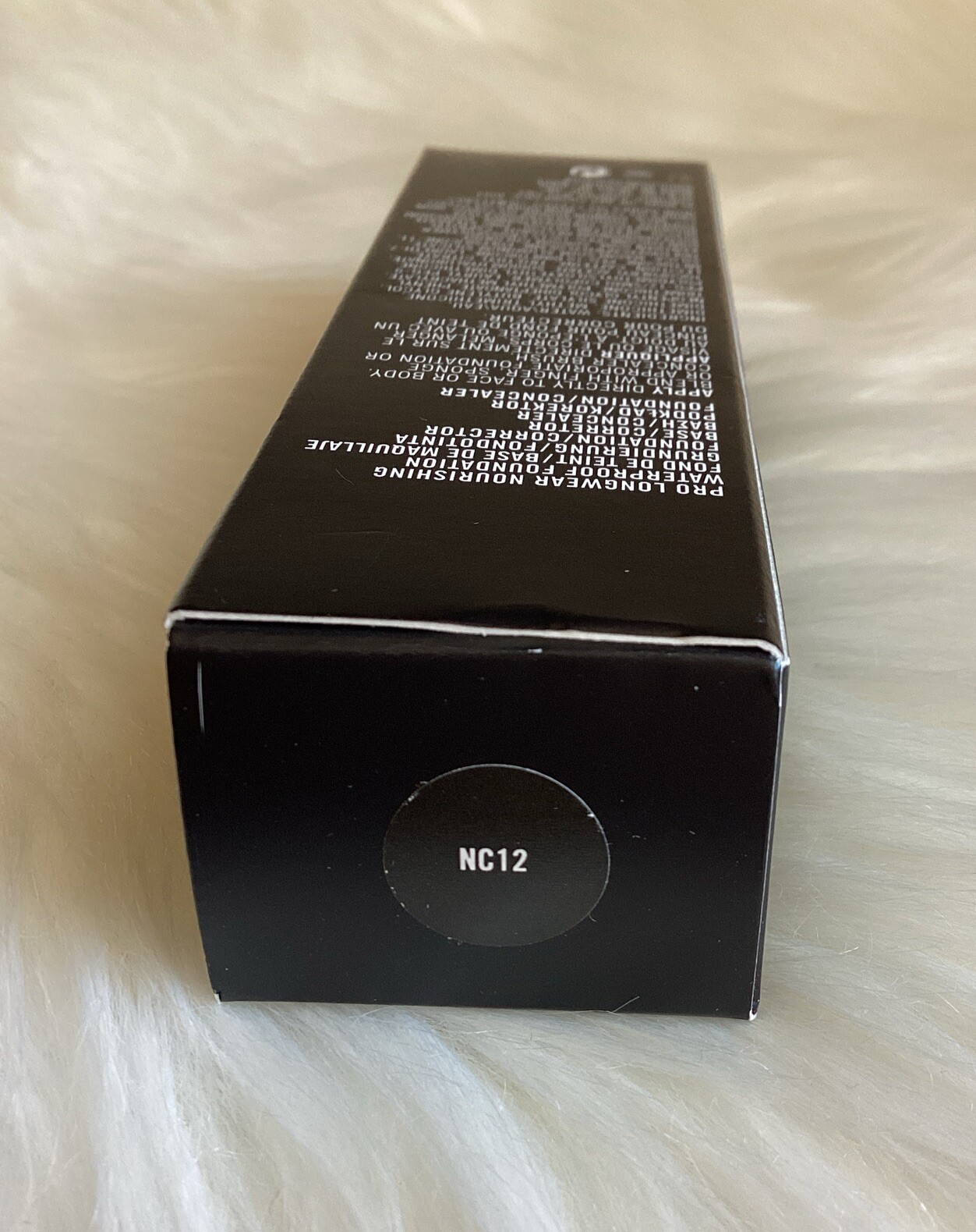 MAC Pro Longwear Nourishing Waterproof Foundation ~ NC12 ~ 25ml/0.84oz NIB