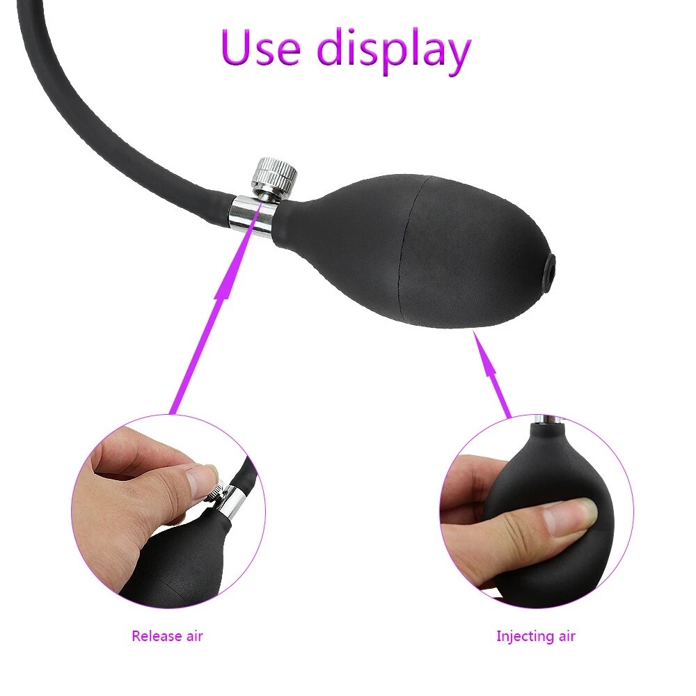 Inflatable Penis Stretcher Enhancing Sounds Men Adult Sounding Enlargement BDSM