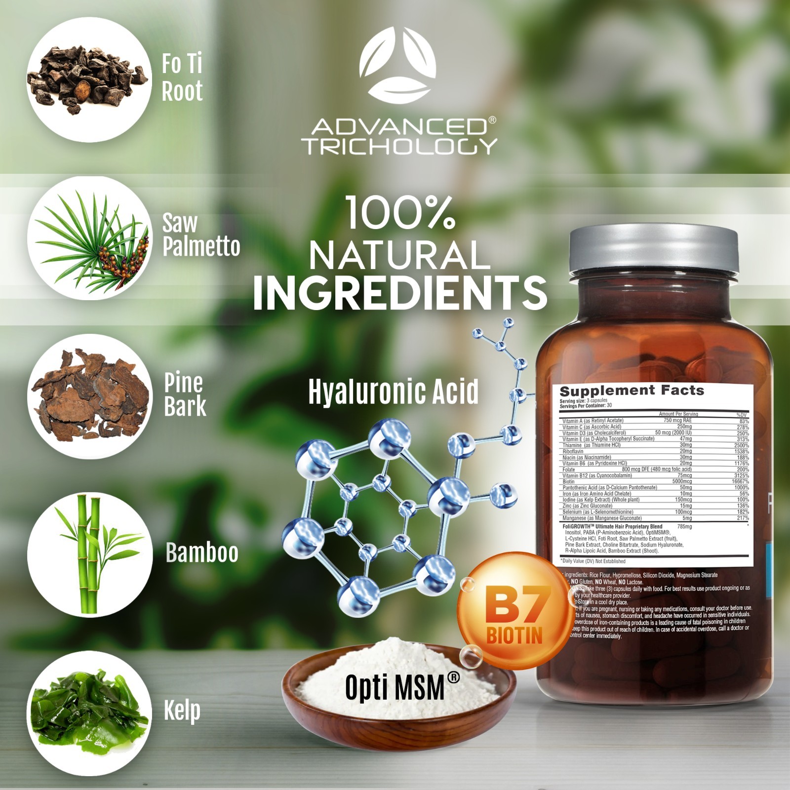 FoliGROWTH Hair Growth Supplement for Thicker Fuller Hair