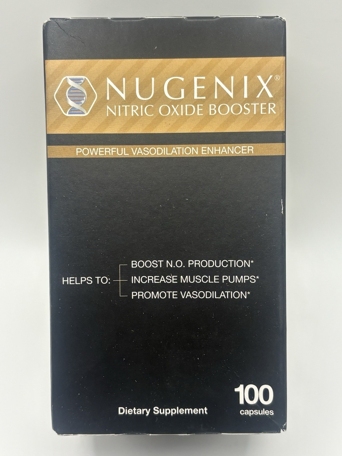 Nugenix Nitric Oxide Booster Vasodilation Enhancer 100 CAPS Exp: 07/2026 NEW