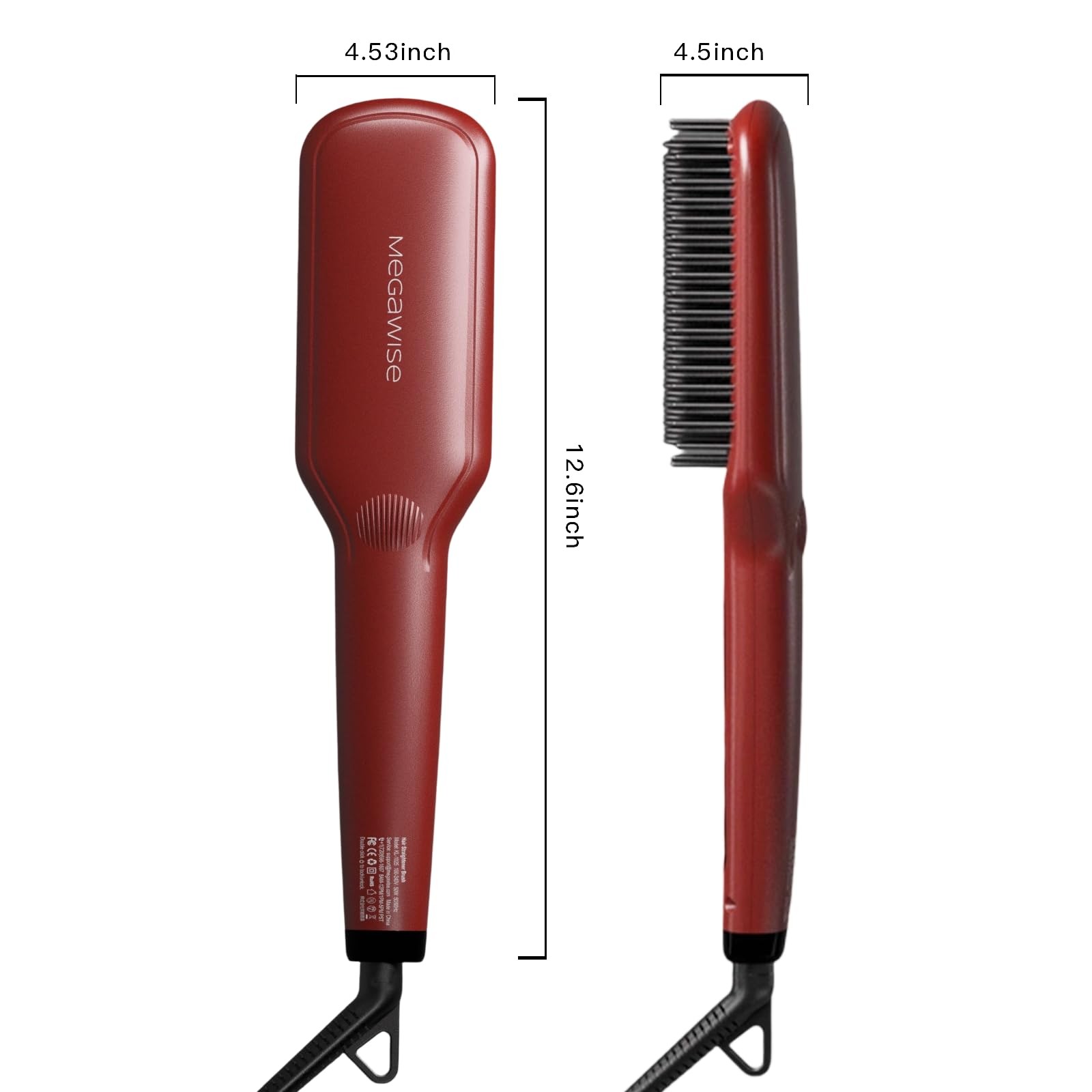 Megawise Pro Ceramic Ionic Hair Straightener 20S Heating Auto-Off Anti-Scald