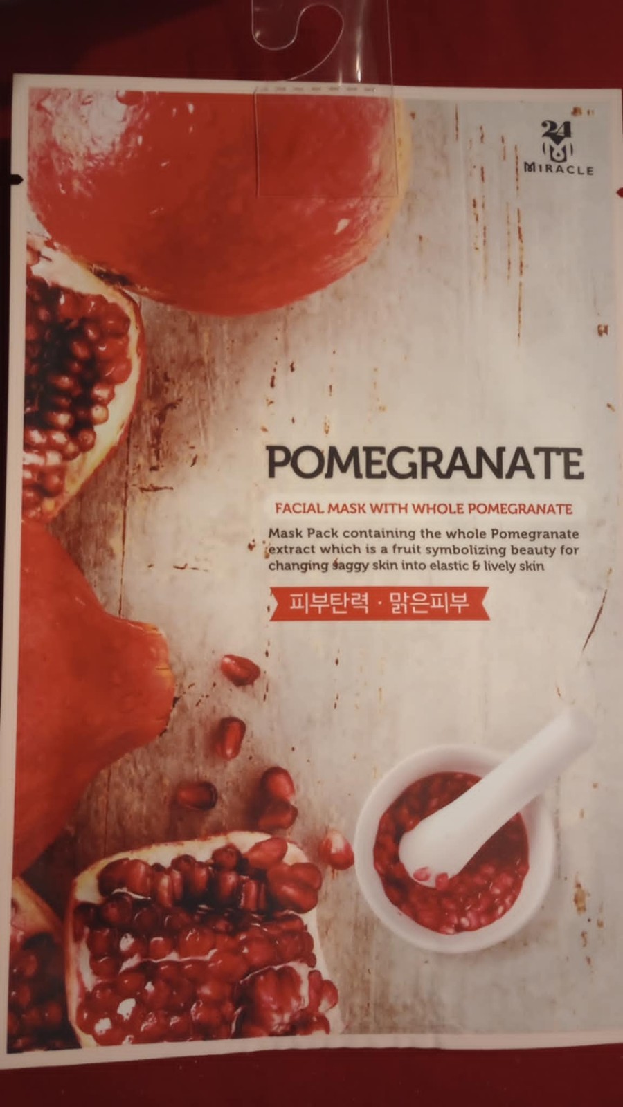 ~ 24M ~ Miracle Face Mask ~ Pomegranate ~