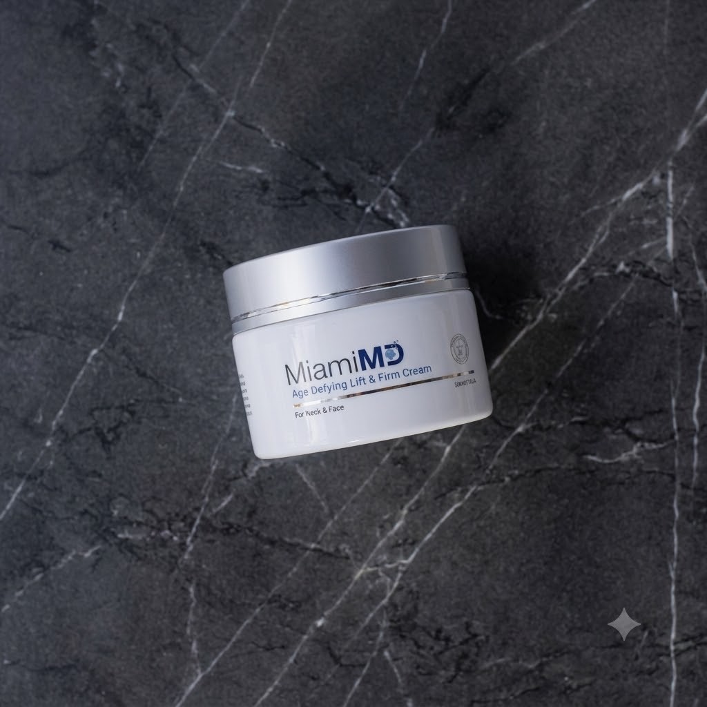 MiamiMD (Miami MD) Age Defying Lift & Firm Cream For Neck And Face – 50ml 1pack