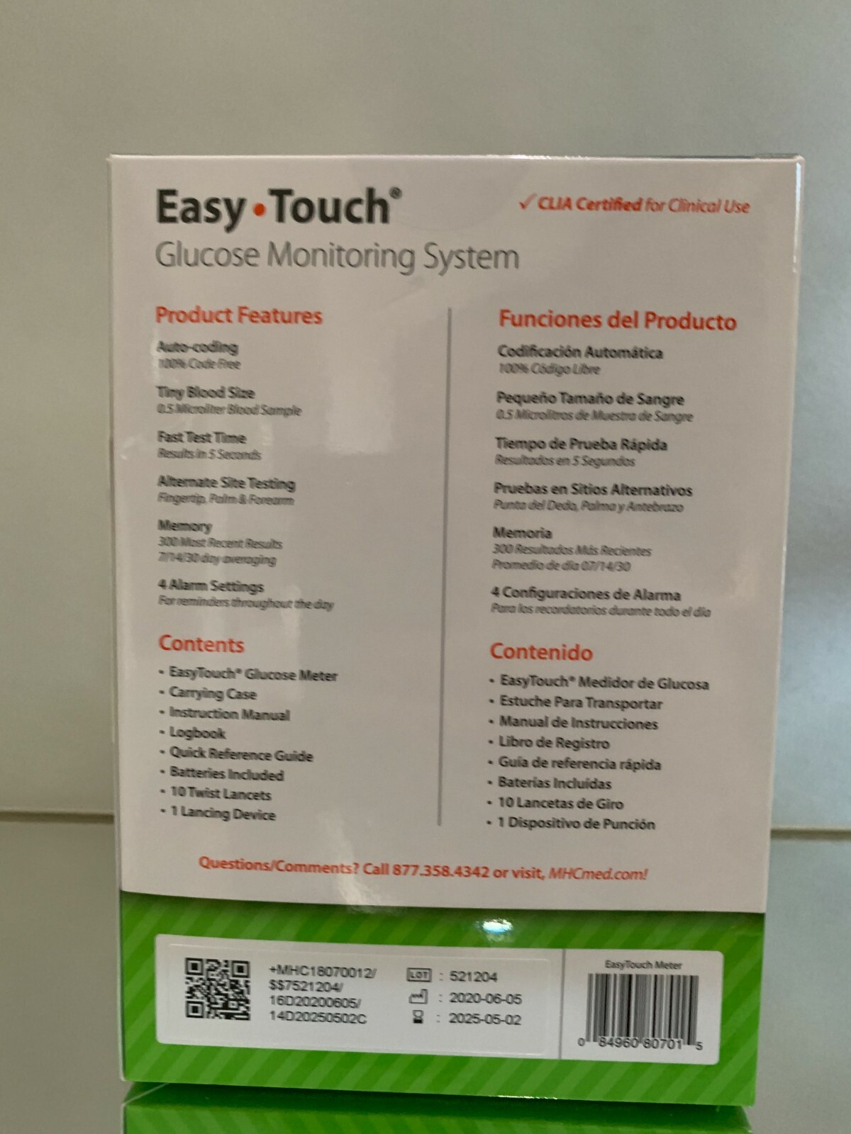 Easy Touch Blood Glucose METER KIT PLUS 50 STRIPS EXP 05/2025 FREE SHIPPING