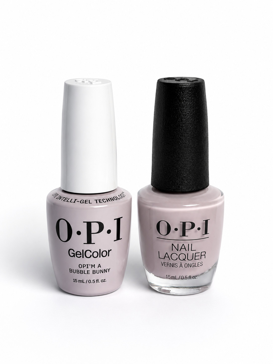 OPI Gel + Nail Lacquer S061 OPI’m a Bubble Bunny 0.5 oz