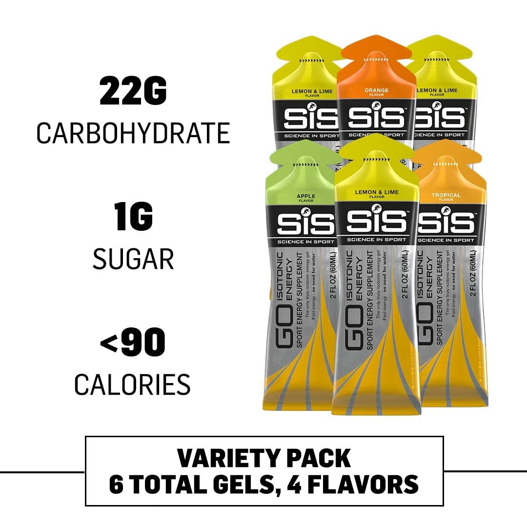 SiS GO Isotonic Energy Variety Pack, 2 Fl Oz 12 (Pack of 1),