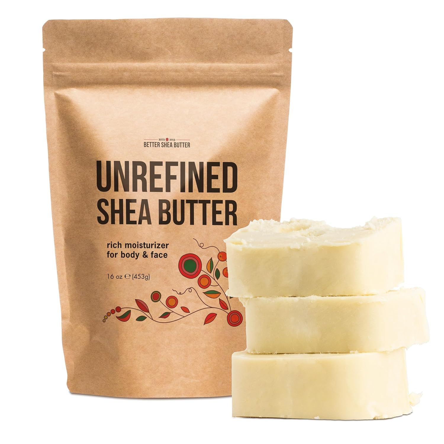 Raw Shea Butter – 100% Pure Unrefined African Shea Butter | Deep Moisturizer for
