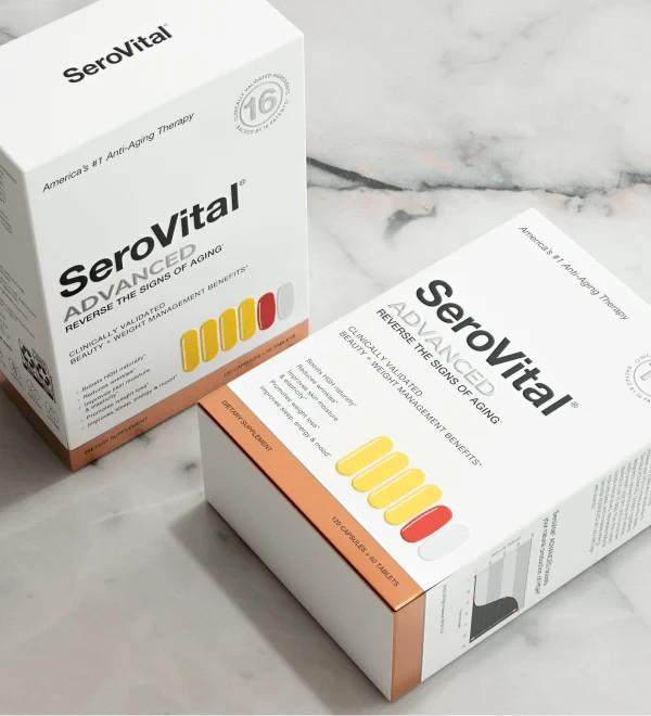 SeroVital Advanced Dietary Supplement 120 Capsules + 60 Tablets