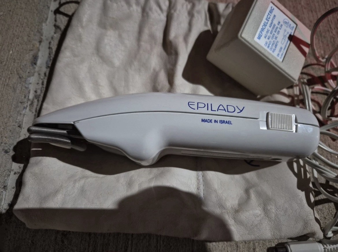 VTG Original EPILADY Corded Hair Removal Made in Israel ME 800-10, WORKS GREAT