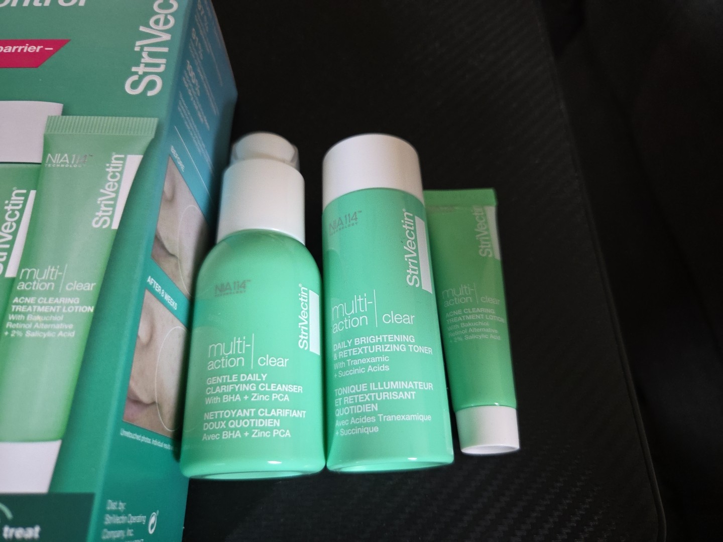 NIB – Strivectin Multi-Action Clear Acne Control System TRAVEL Trio EXP. 01/2025