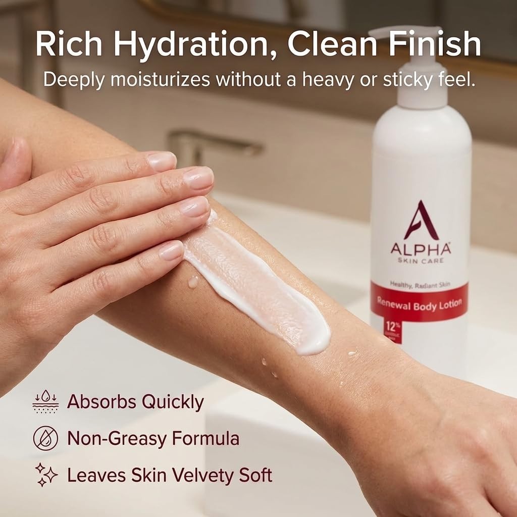 Revitalize & Renew Body Lotion with 12% Glycolic AHA