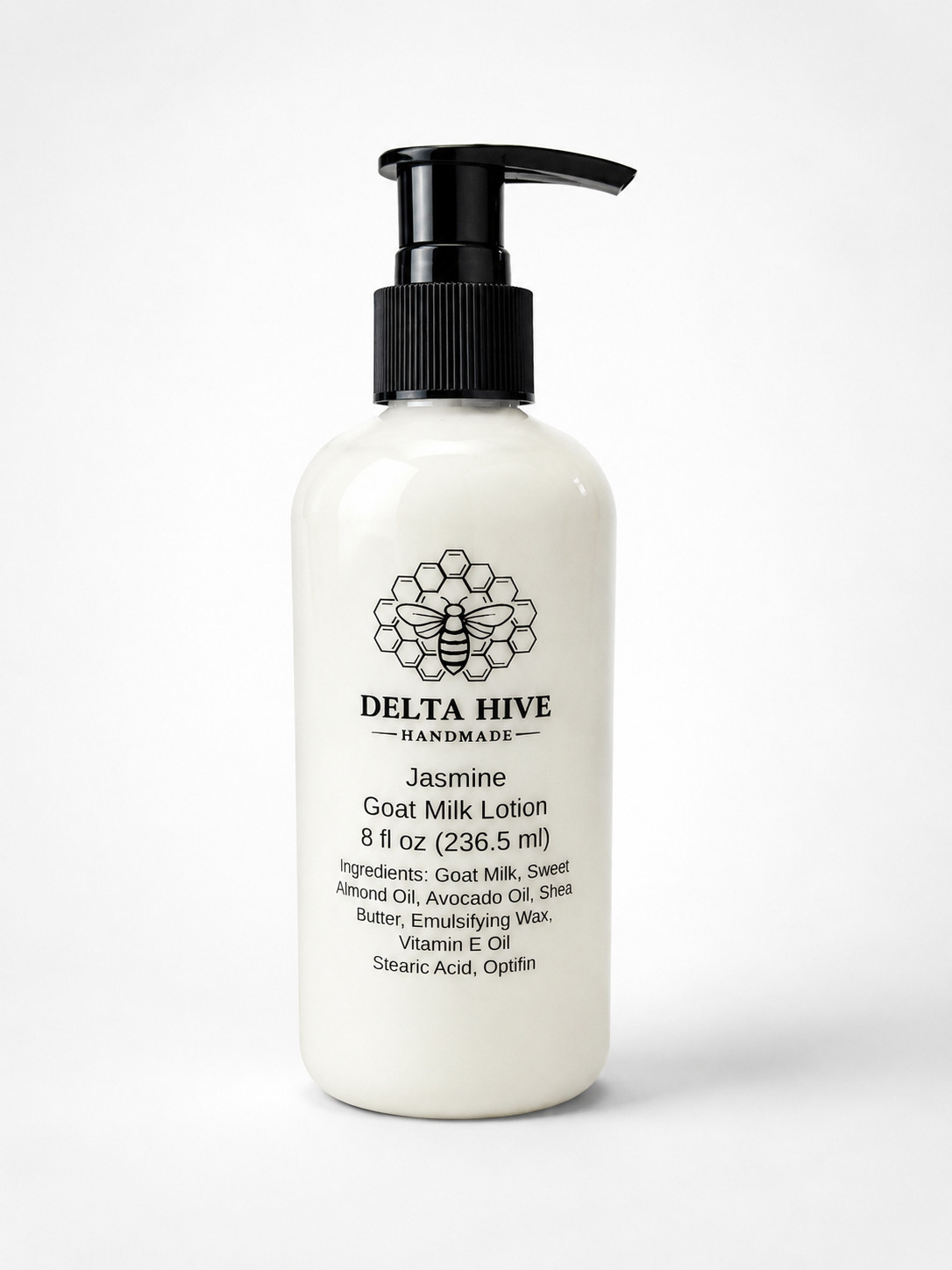 Delta Hive Creamy Moisturizing Goat Milk Lotion – Jasmine Scented 8 oz