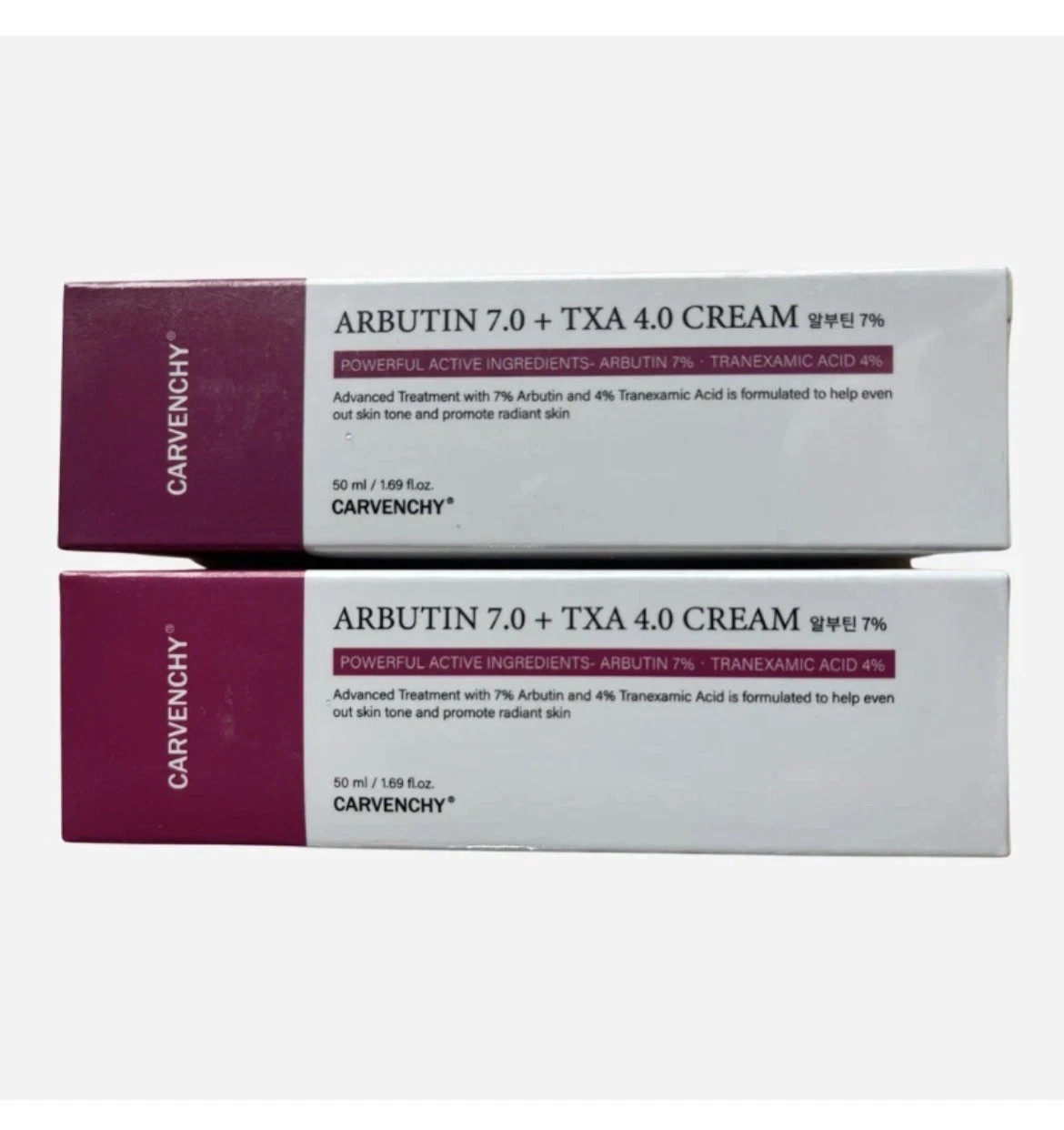 2 PCK-Arbutin7% Tranexamic Acid 4% Cream 50ml Brightening K Beauty FREE SHIP