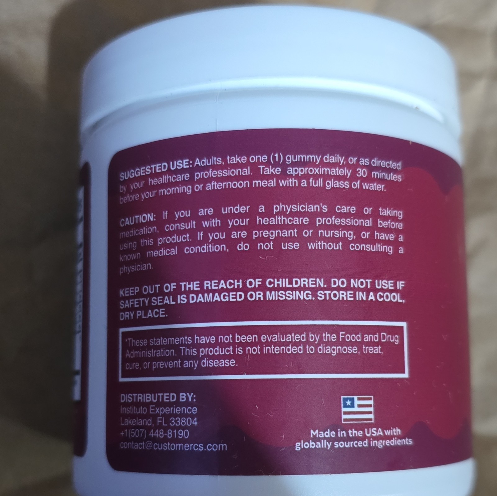 Gumitide Weight Management Gummies ACV + BHB 30 Ct Exp 05/2027