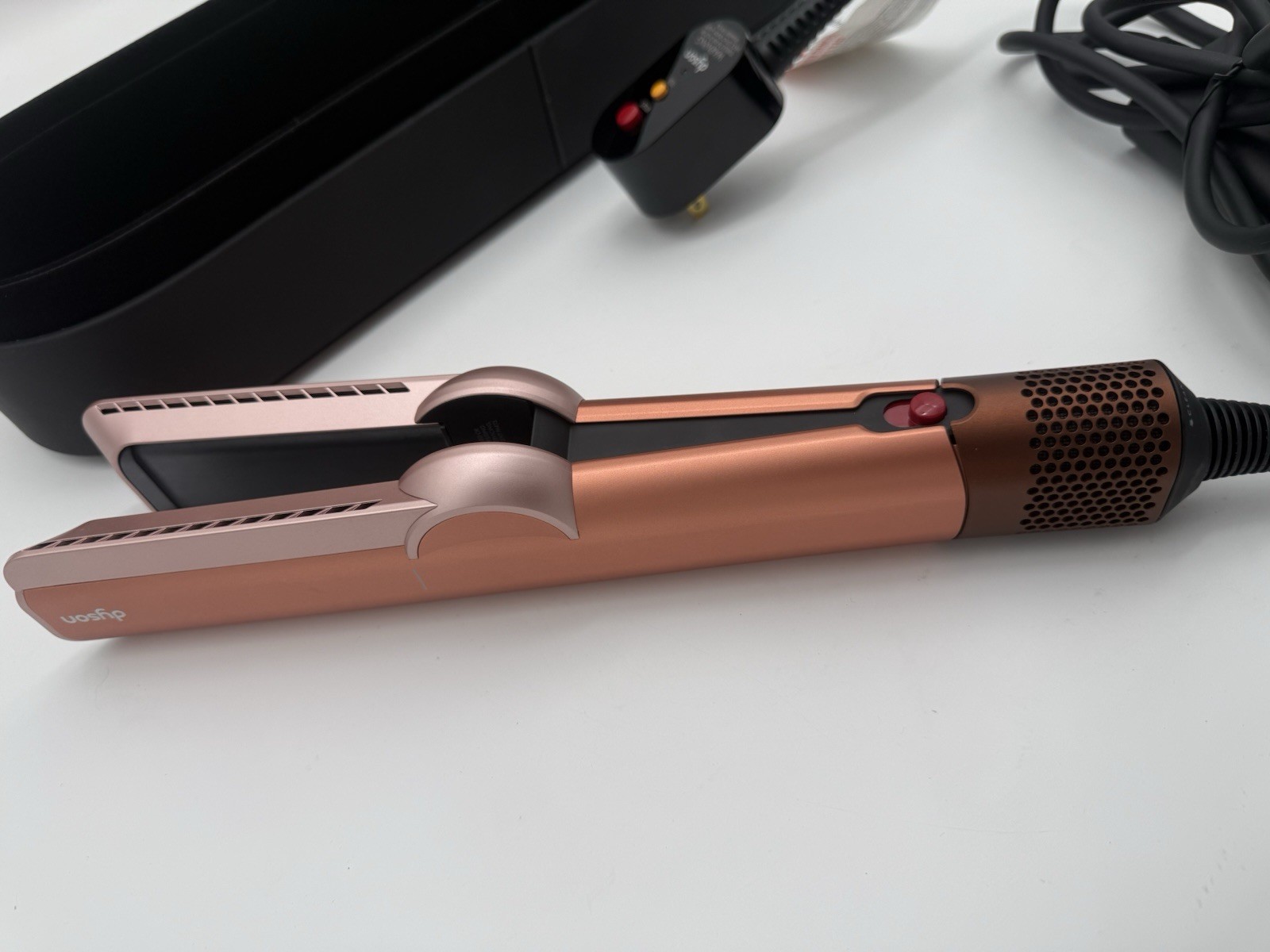 DYSON AIRSTRAIT Straightener Amber Silk Wet to Dry Hair Straightener