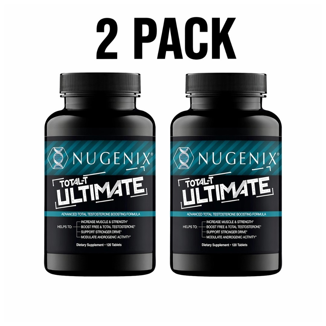 Nugenix Total-T Ultimate 120ct TestoBooster•Muscle•Stamina & Vitality 2 PACK