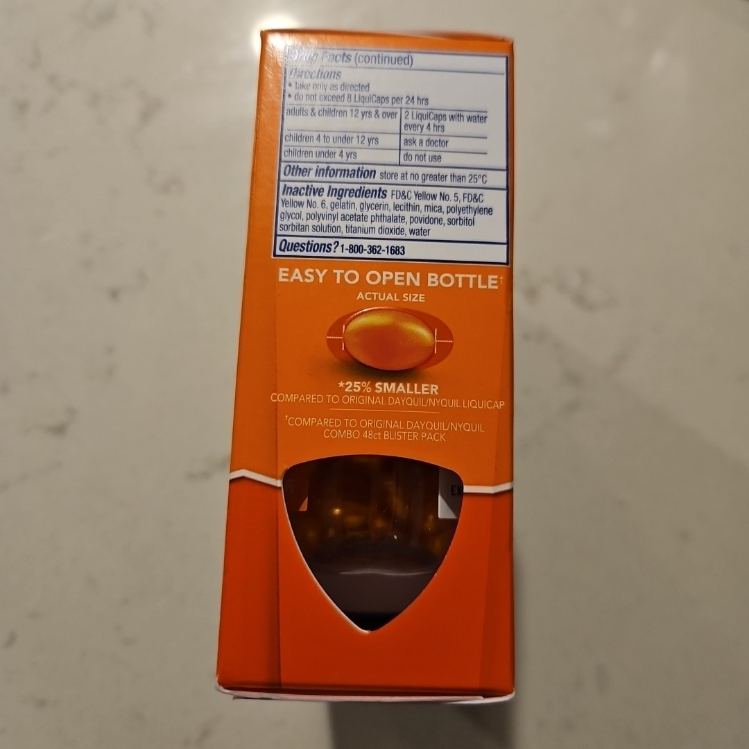 Vicks DayQuil NyQuil Max Strength Value Pack 48 Day + 48 Ny Liquicaps Exp 2026+