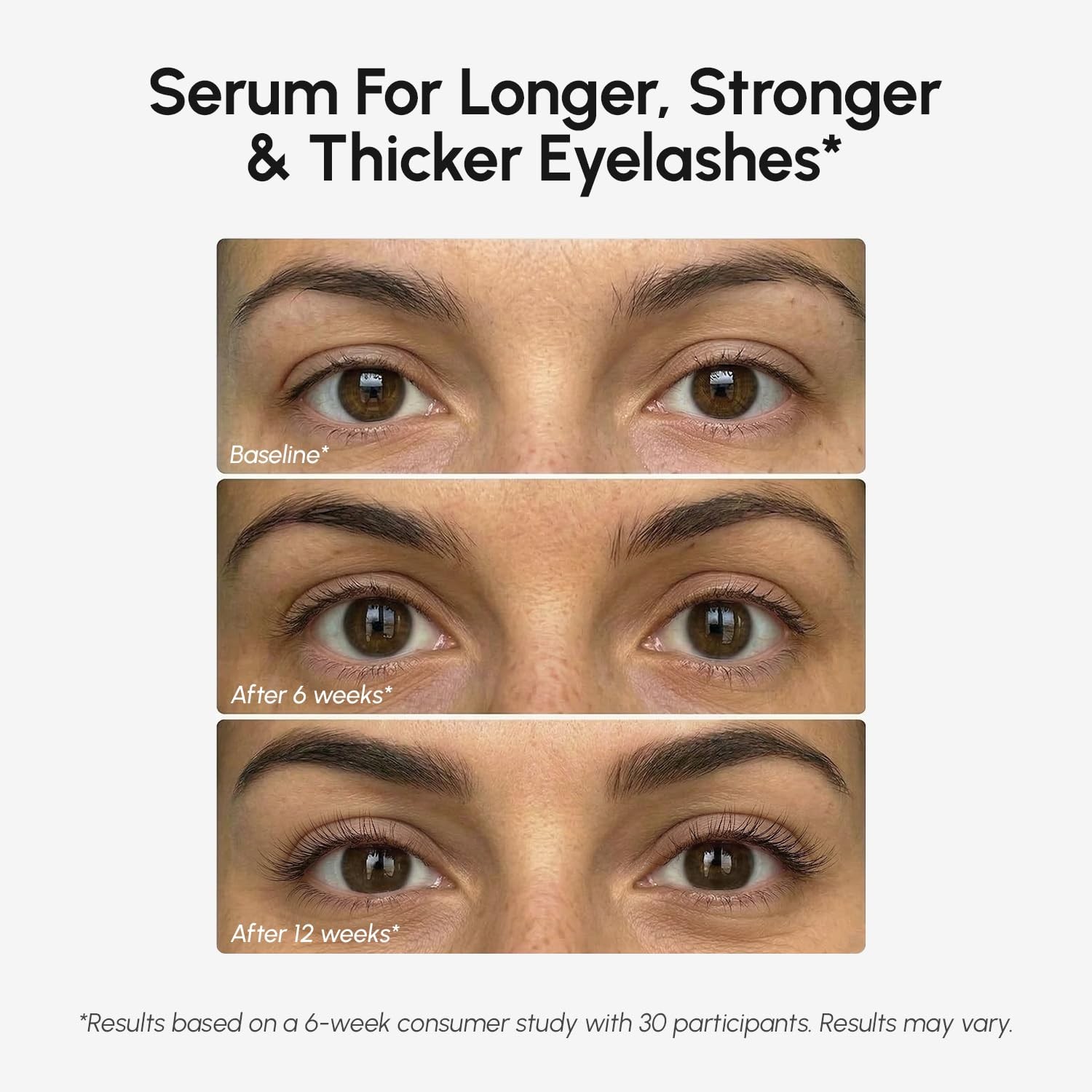 MAREE Eyelash & Brow Growth Serum with Multi-Peptide & Castor Oil for Women