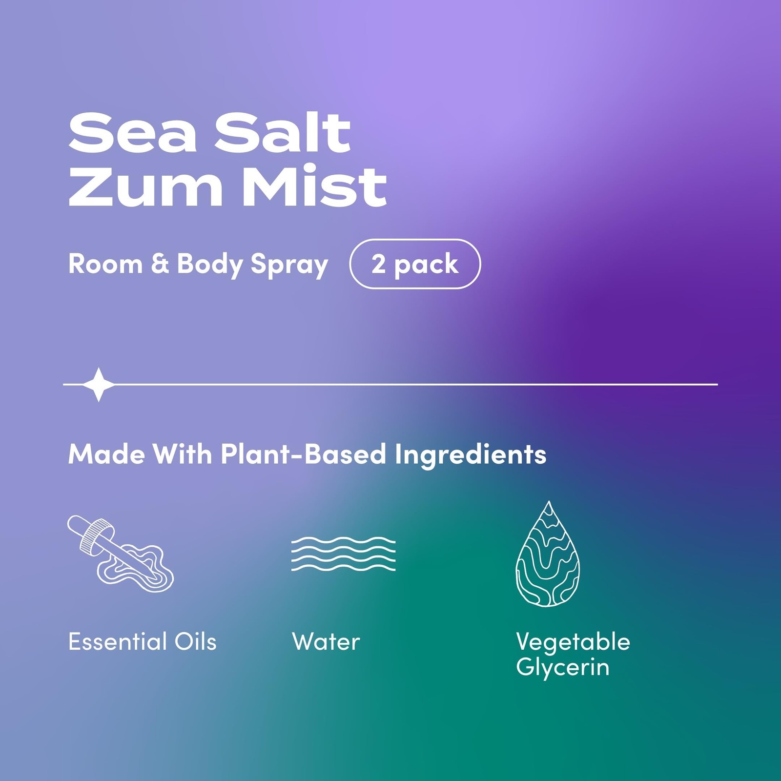 Indigo Wild Zum Mist Room & Body Spray – 2 Fl Oz (Pack of 2), Clear