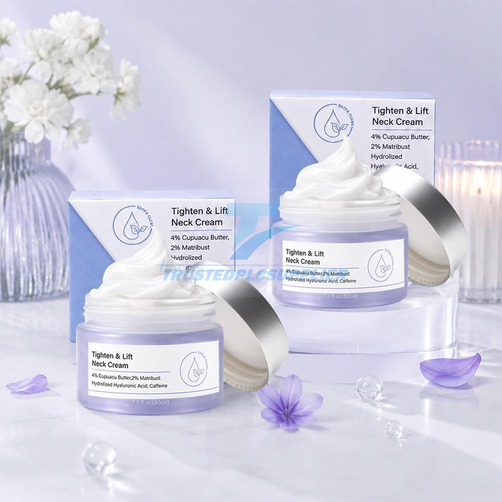 2PCS Tighten and Lift Neck Cream Firming Anti-Aging 1.7oz- Clinically Tested