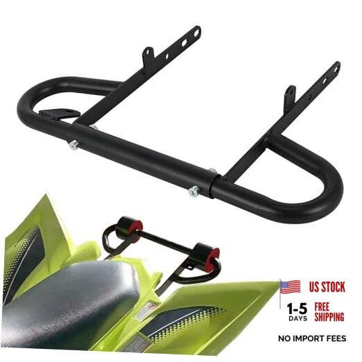 ATV Rear Wide Grab Bar Iron Bumper with Mounted Accessories for Raptor 700