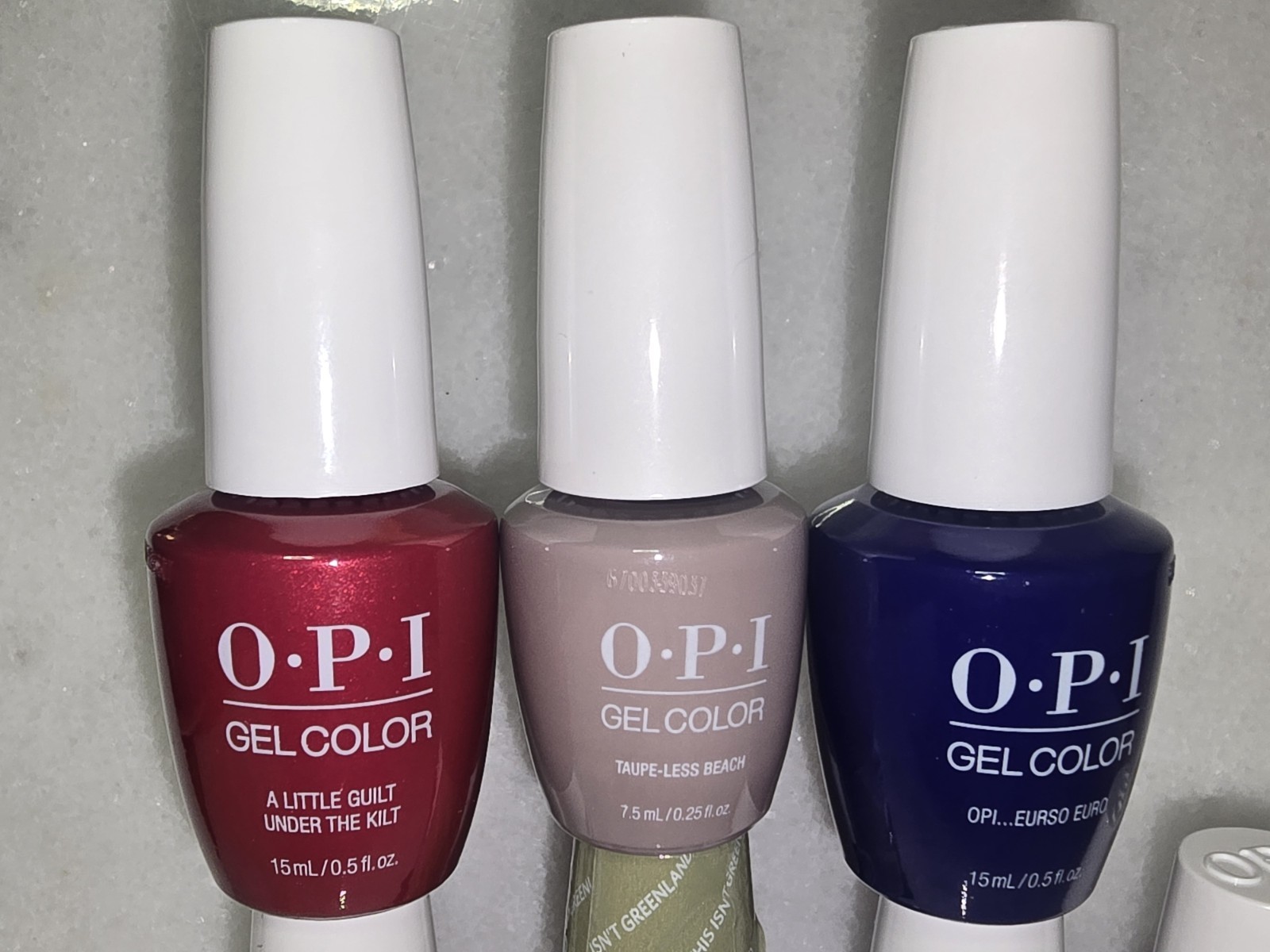 OPI GELCOLOR SET OF 7, OPI GELCOLOR Gel Nail Polish -Soak Off. SET OF 7