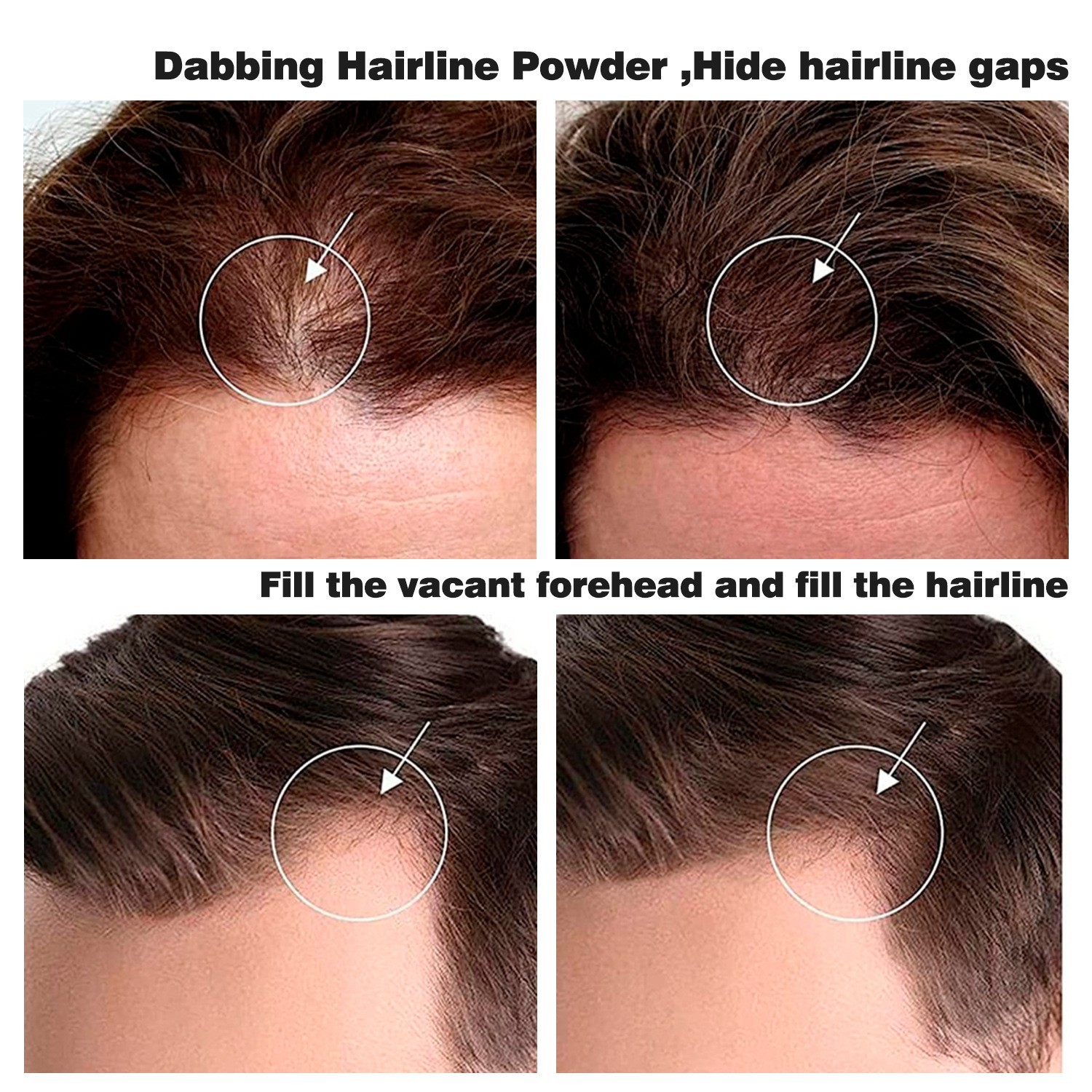MAYCHEER Hairline Powder: Ultimate Shadow Filler Tool