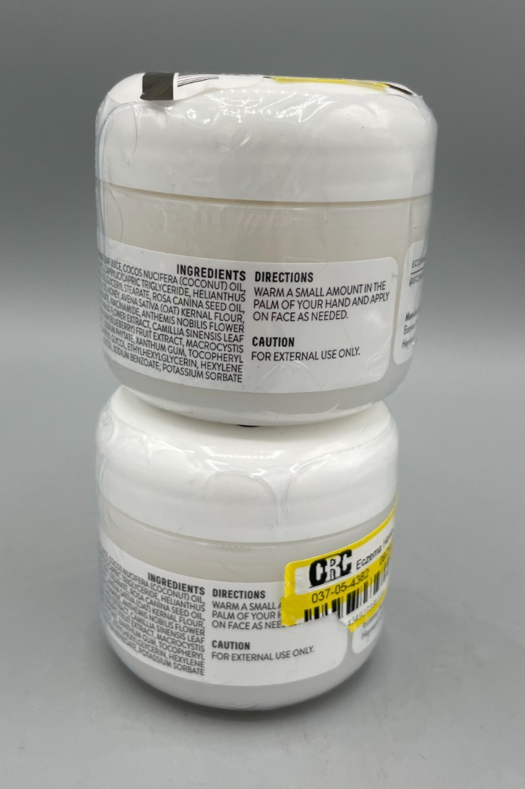 Lot Of 2 ECZEMA HONEY Soothing Facial Cream-Natural Dry Skin Repair Lotion 2 Oz