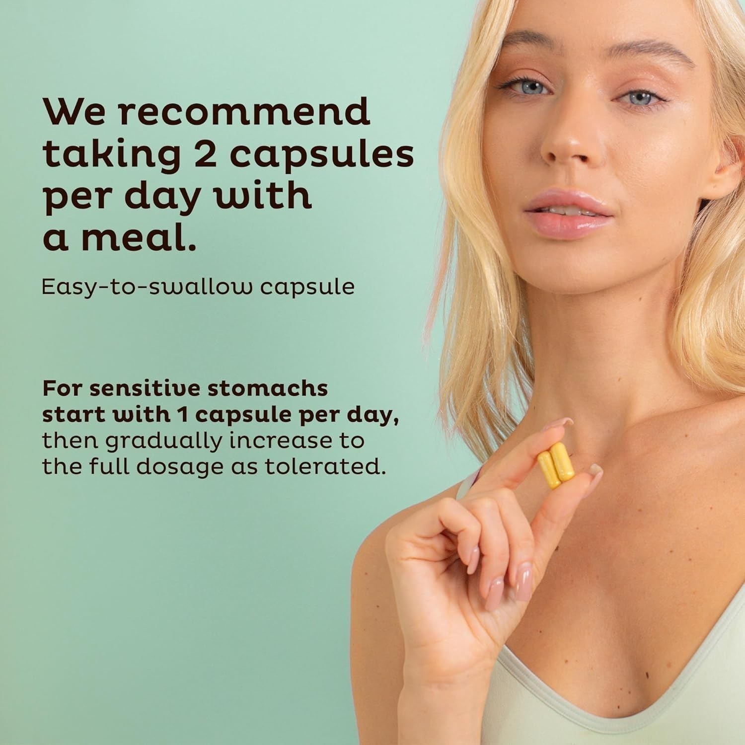2bottle NEW Emma Gut Health 60Caps | Leaky Gut Repair with Magnesium & Berberine