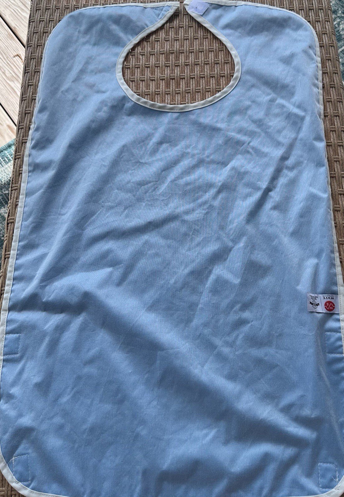 One Adult Bib for Eating Women/Men Bib-Washable Reusable Dementia