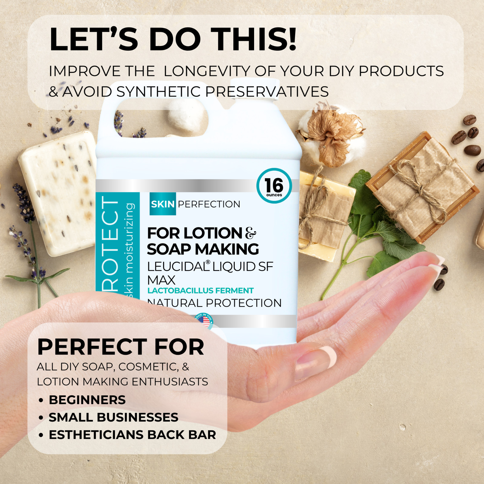 Leucidal Liquid SF Max Lactobacillus Antimicrobial Making Cosmetics Skincare